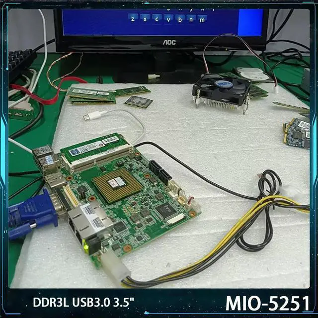Main image of DDR3L USB3.0 3.5" Embedded Industrial Motherboard MIO-5251 For Advantech