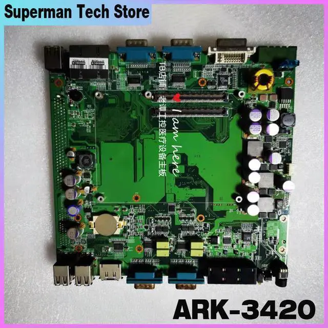 Main image of For Advantech AMO-3420 Rev.A1 disassembly industrial control motherboard bottom board ARK-3420F