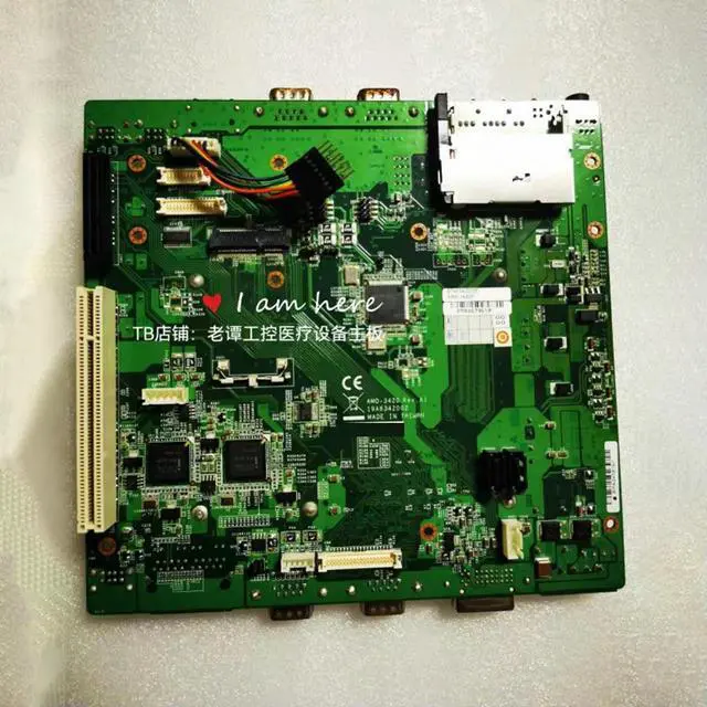 Alt view image 2 of 3 - For Advantech AMO-3420 Rev.A1 disassembly industrial control motherboard bottom board ARK-3420F