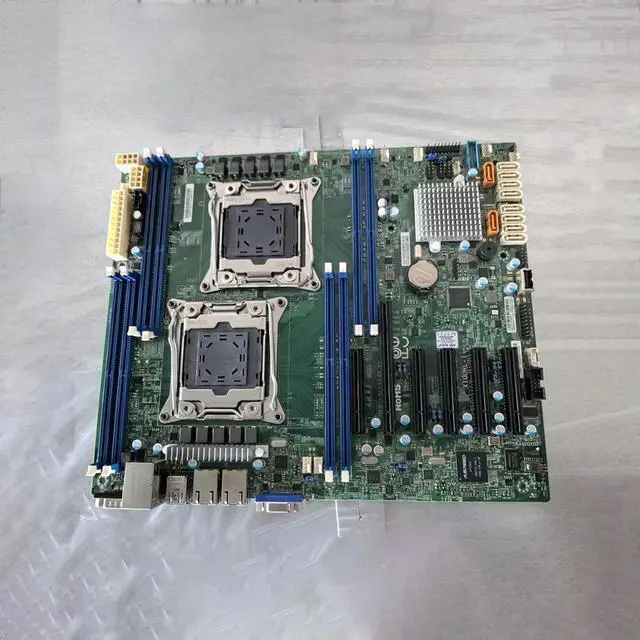 Alt view image 2 of 3 - For dual E5 workstation 2011 pin c612 chipset server motherboard X10DRL-i