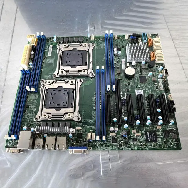 Alt view image 3 of 3 - For dual E5 workstation 2011 pin c612 chipset server motherboard X10DRL-i
