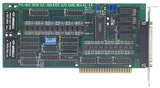 Alt view image 2 of 3 - PCL-813 REV.A2 For Advantech Data Capture Card 32 Single Ended Isolated Analog Input Cards