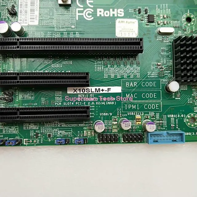 Alt view image 2 of 3 - E3-1200 v3/v4 4th/5th Gen. Core i7/i5/i3 Processors LGA1150 DDR3 For Server Motherboard X10SLM+- F