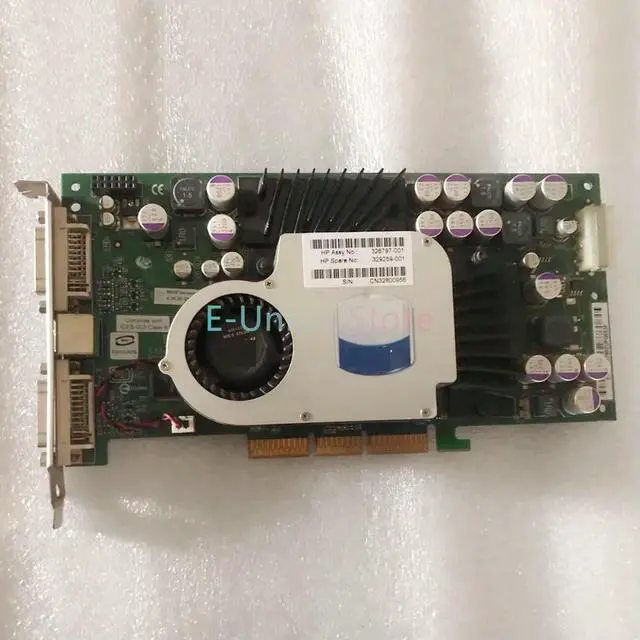 Alt view image 2 of 3 - For Quadro FX2000 AGP8X Workstation Graphics Card For 326797-001 329259-00 AGP Graphics Card