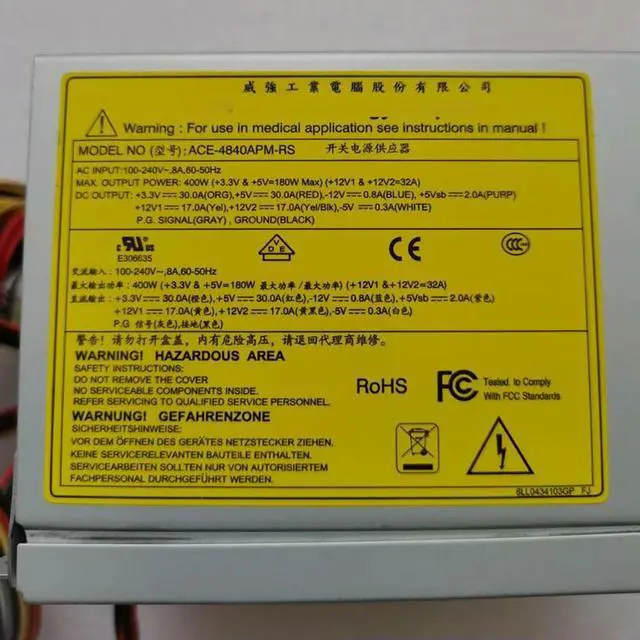 Alt view image 2 of 3 - ACE-4840APM For IEI ACE-4840APM-RS Industrial control power supply