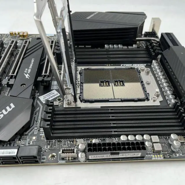 Alt view image 3 of 3 - TRX40 PRO 10G For Desktop Motherboard Socket sTRX4 DDR4 256GB PCI-E4.0 SATA3 M.2*2 USB3.2 ATX
