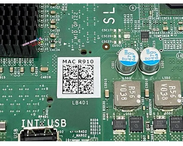 Alt view image 3 of 3 - For R910 P658H P703H HV8Y2 KYD3D NCWG9 Server Motherboard