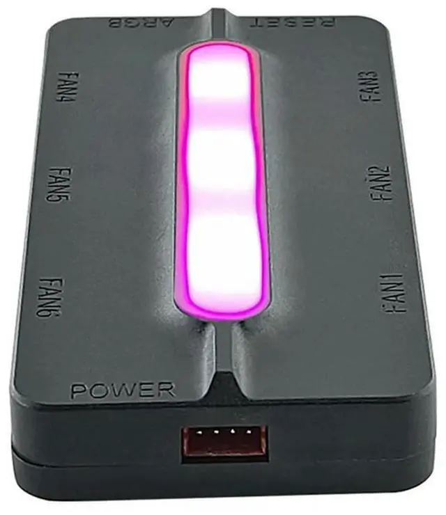 Main image of ARGB Controller 5V/3Pin ARGB 4Pin Fan PWM HUB PWM ARGB Fan Hub ARGB Hub Splitter For Computer PC Case Fan