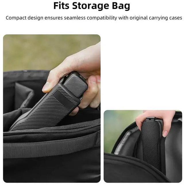 Alt view image 3 of 4 - For Osmo Pocket 3 Gimbal Flip Cover Case Accessory Set Includes Lens Protector Cap, 3 Filter Combo Holders