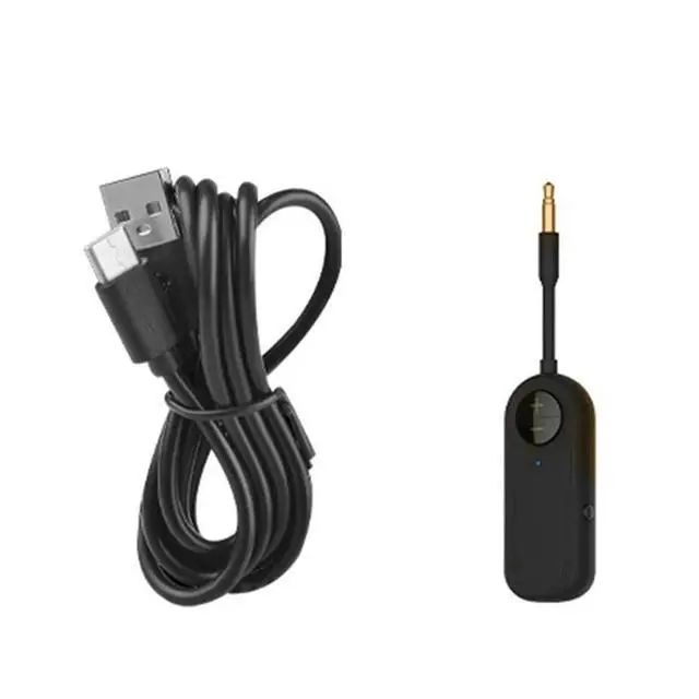 Alt view image 3 of 3 - Bluetooth 5.3 Audio Receiver Transmitter 3.5Mm AUX With Mic Stereo Music Adapter For Headphones PC Car Speakers