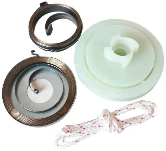 Main image of 5200 5800 52Cc 58Cc for Chinese Chainsaw Easy Starter Recoil Spring Pulley Rope Repair Kit Gas Saws