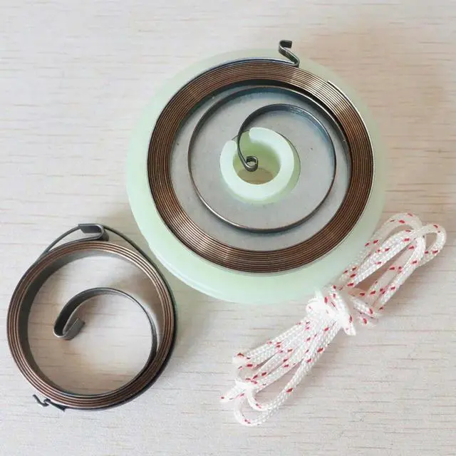 Alt view image 2 of 3 - 5200 5800 52Cc 58Cc for Chinese Chainsaw Easy Starter Recoil Spring Pulley Rope Repair Kit Gas Saws