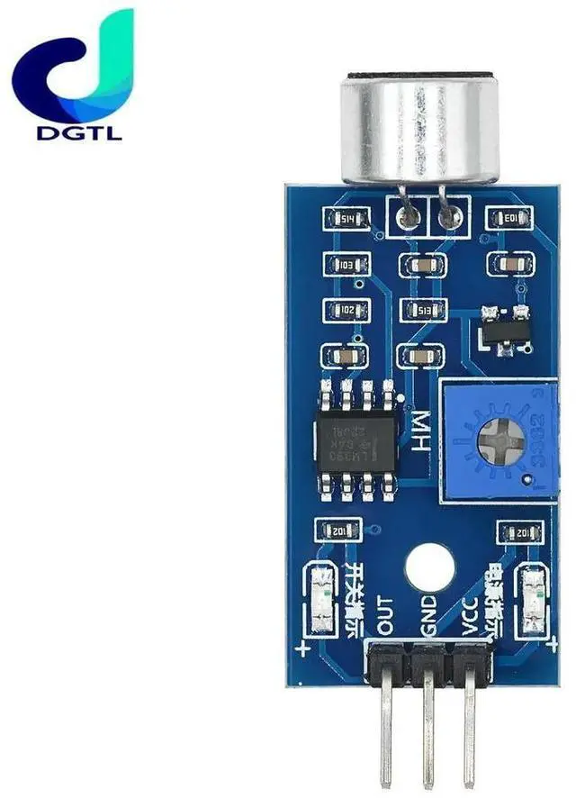 Alt view image 3 of 3 - High Sensitivity Sound Microphone Sensor Detection Module For AVR PIC KY-037 Sound Detection Sensor Module Sound Sensor