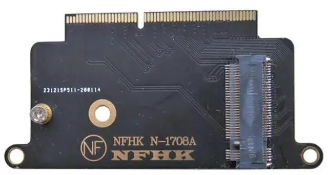 Alt view image 3 of 3 - M.2 NGFF M-Key NVME SSD Convert Card Fit for MacBook Pro 2016 2017 13 INCH A1708 A1707 A1706