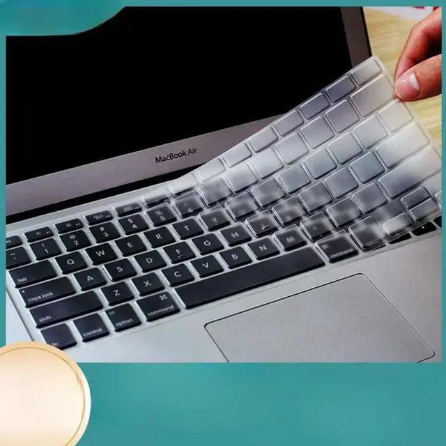 Alt view image 2 of 3 - Laptops Keyboard Cover For Macbook Air 13 11 Pro 13/16/15/17/12 Retina Silicone Protector Skin EU A2179 A2337 A2338 M1