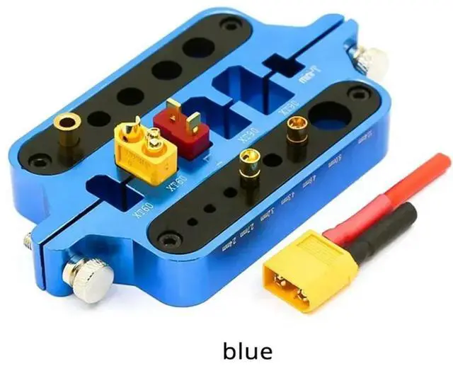 Alt view image 2 of 4 - RC l Mini Red Soldering Tool Holder Model Car Drone Marine Welding Tool T Plug Connector XT60 XT90