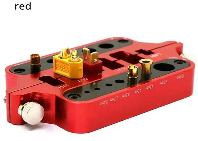 Alt view image 4 of 4 - RC l Mini Red Soldering Tool Holder Model Car Drone Marine Welding Tool T Plug Connector XT60 XT90