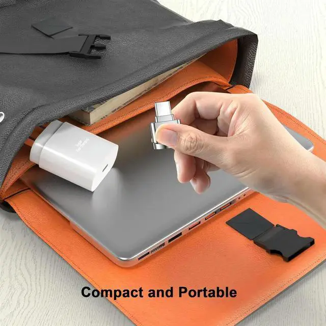 Alt view image 2 of 3 - Micro-SD Card Reader Adapter, USB Type C to Micro-SD/TF Card Reader Micro-SD Card Adapter for Type-C,B