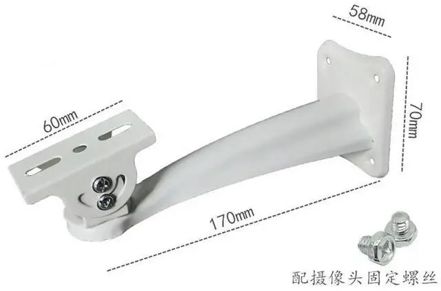 Alt view image 2 of 3 - CCTV Camera Mounting Bracket Aluminum Video Surveillance Security Camera Mounts Wall Ceiling Mount Camera Support