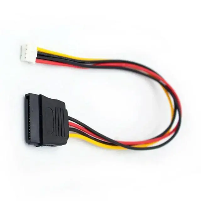 Alt view image 3 of 3 - ITX Power Cord SATA15P Female To Small 4PIN Female PH2 0mm Pitch To SATA Female Sata Power 35cm