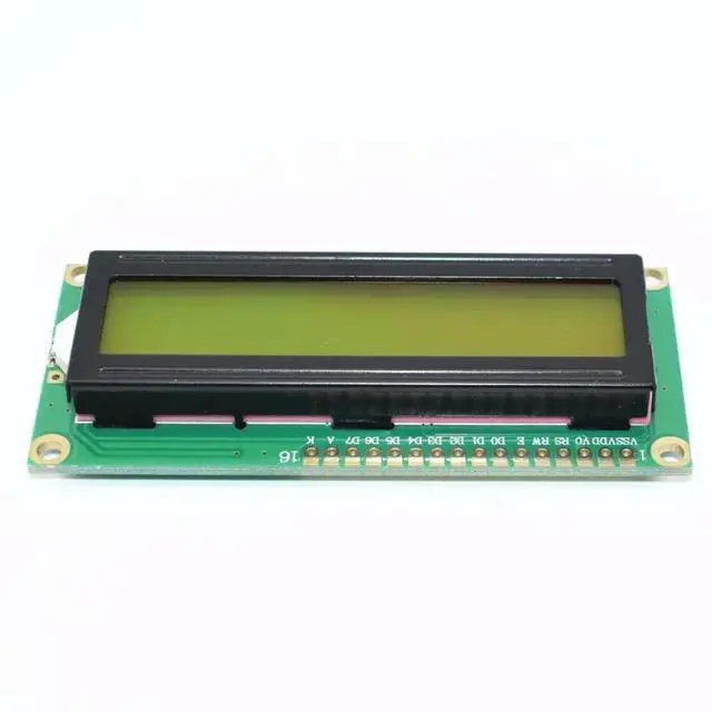 Alt view image 2 of 3 - 16x2 Character LCD Display Module, 1602 5V green screen and white code, 1PCS LCD1602 1602 module green screen