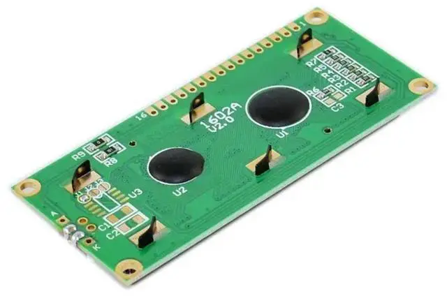 Alt view image 3 of 3 - 16x2 Character LCD Display Module, 1602 5V green screen and white code, 1PCS LCD1602 1602 module green screen