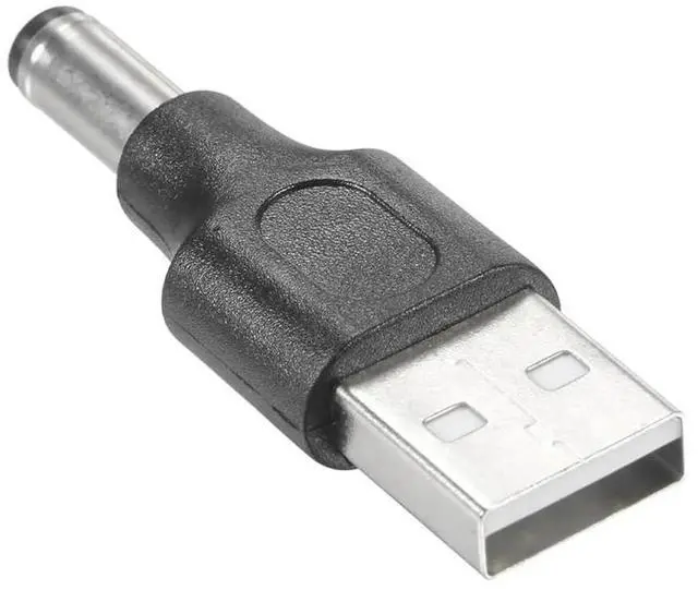 Alt view image 2 of 4 - 1Pc USB 2.0 Type A Male To 5.5mm x 2.1mm Plug 5V DC Power Supply Adapter Connector for Small Electronics Charging