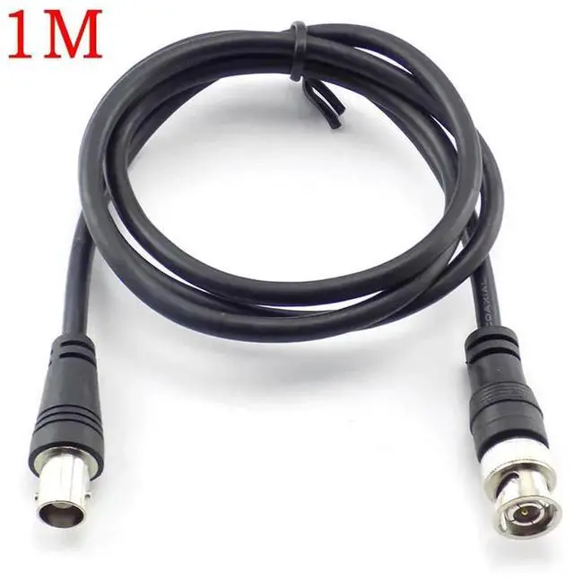 Main image of BNC Female To Male Adapter Cable For CCTV Camera BNC Connector Extension Coaxial Line Camera Accessories 1M