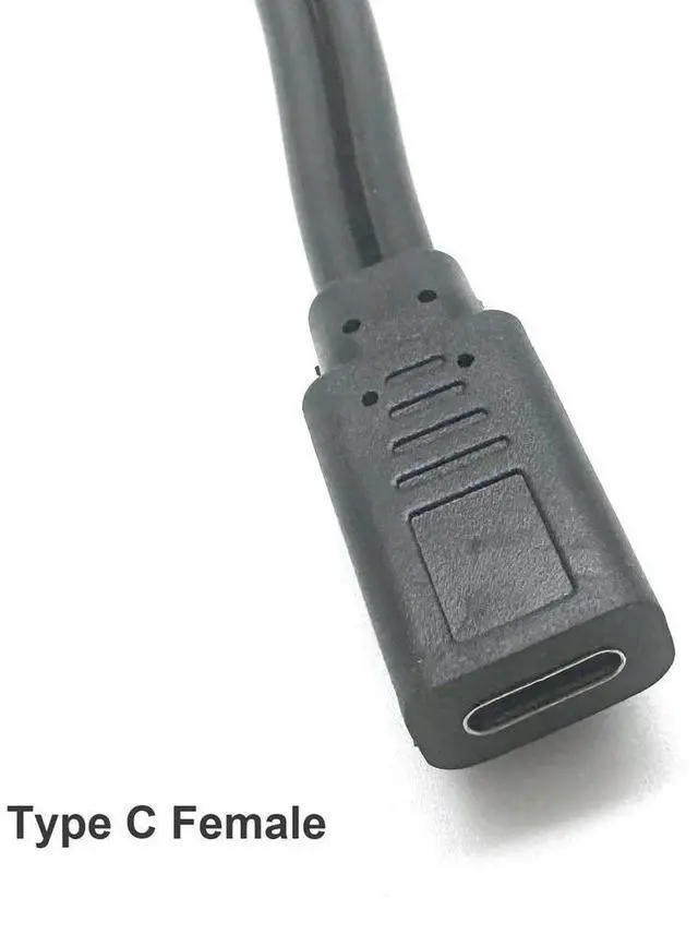 Alt view image 4 of 4 - USB C Splitter Charge Cable USB Type C Female to Dual 2 USB Type C Female Splitter Y Charge Connector Cable Only for Charging