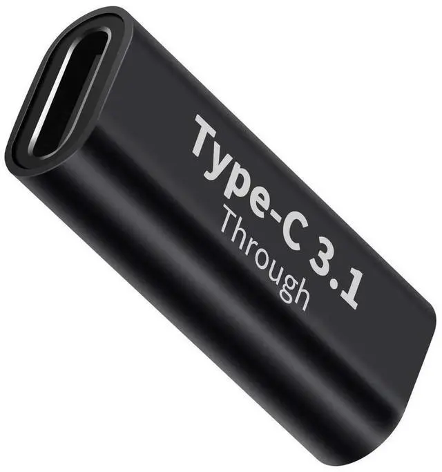 Main image of 1pc USB Type C 3.1 Coupler Female to USB-C 3.1 Female Adapter Extender Extension Data 10Gbps Fast Charging Connector Converter