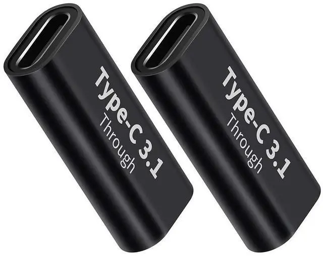Alt view image 2 of 4 - 1pc USB Type C 3.1 Coupler Female to USB-C 3.1 Female Adapter Extender Extension Data 10Gbps Fast Charging Connector Converter