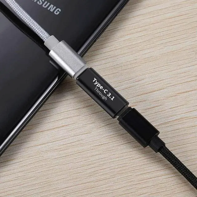 Alt view image 3 of 4 - 1pc USB Type C 3.1 Coupler Female to USB-C 3.1 Female Adapter Extender Extension Data 10Gbps Fast Charging Connector Converter