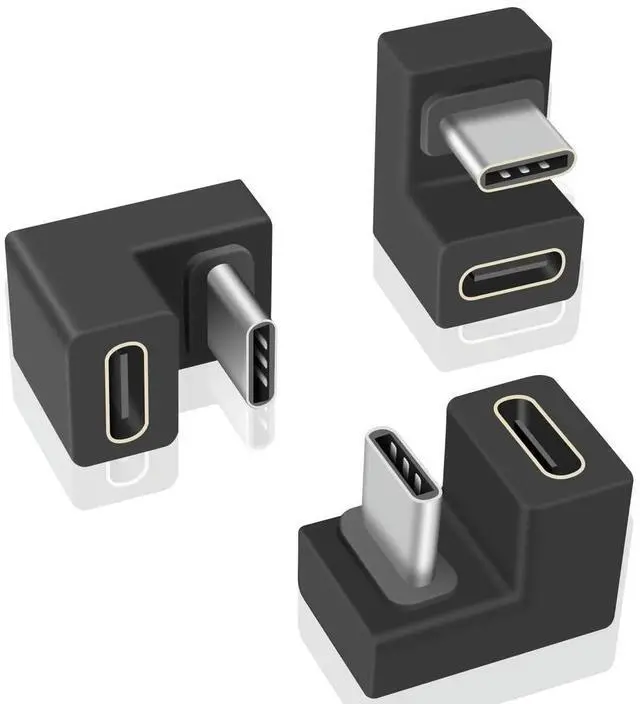 Alt view image 2 of 4 - 1x U Shape 180 Degree Angled USB 3.1 Type C Gen 2 Male to C Female Extension Adapter 10Gbps Connector for Laptop Nintendo Switch