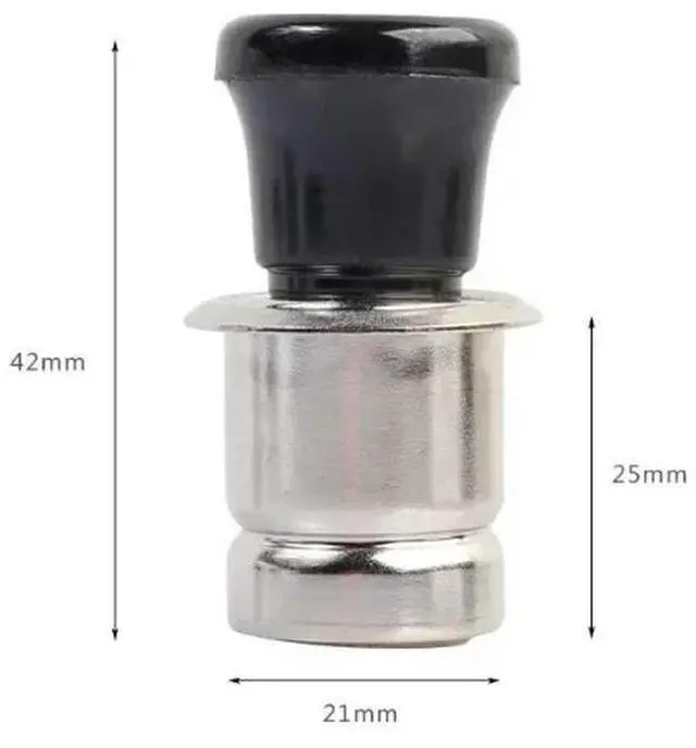 Alt view image 3 of 3 - Car Cigarette Lighter Plug Power Adapter smoke for Motorcycle Auto Truck 12-24V Power Socket