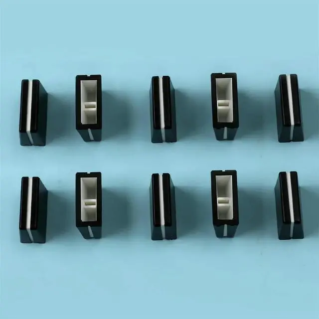 Alt view image 2 of 3 - 10pcs Fader Caps Mixer Fader Slider Knobs Replacement Buttons Caps for Mixer Console Accessories