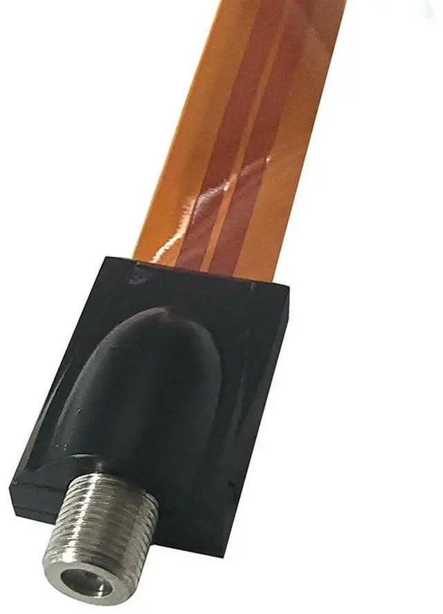 Alt view image 2 of 3 - Flat Coaxial RG6 F Type Female Jack Jumper Cable