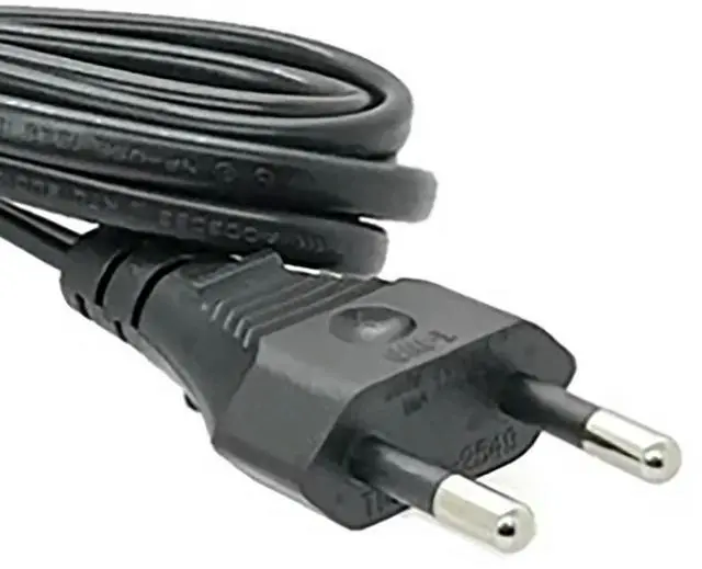 Main image of Universal Power Cable 1.5M 2-Hole Charging Cable 8-Character Tail for LED LCD TV Printer Power Cord EU Plug Rich