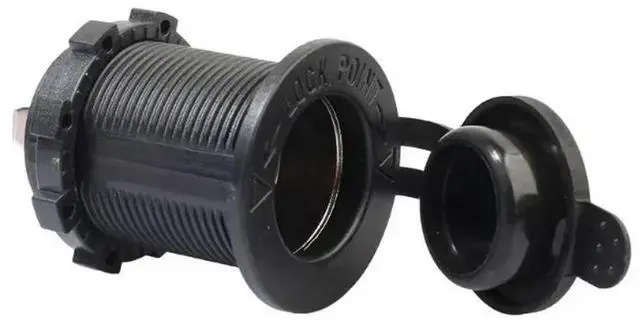 Main image of Cigarette Lighter Socket Car Marine Motorcycle ATV RV Lighter Socket Power Outlet Socket Receptacle 12V Waterproof Plug