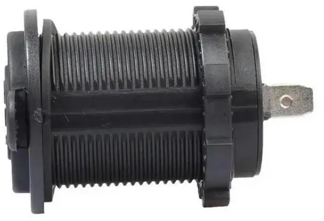 Alt view image 3 of 3 - Cigarette Lighter Socket Car Marine Motorcycle ATV RV Lighter Socket Power Outlet Socket Receptacle 12V Waterproof Plug