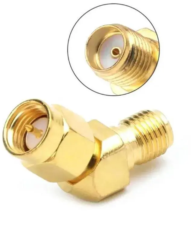 Main image of SMA Male To SMA Female 45 135 Degree Bevel Adapter Connector For FPV Goggle Antenna