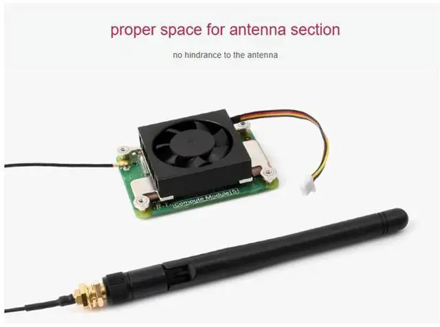 Alt view image 3 of 4 - CM5 Cooling Fan For Raspberry Pi Compute Module 5 5V 3007 Low Noise With Heat Conductive Tape