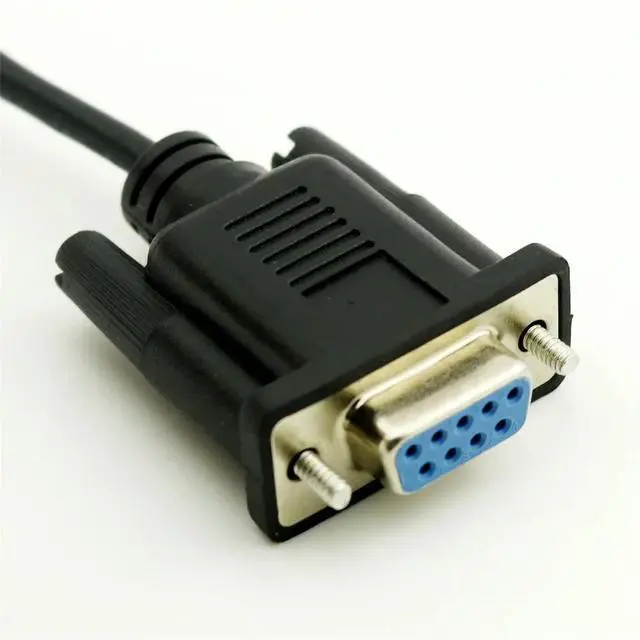 Alt view image 3 of 4 - 1pc RS232 DB9 Female to USB 2.0 A Female Serial Cable Adapter Converter 8" Inch 25cm