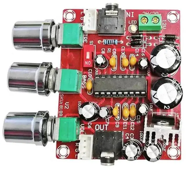 Alt view image 2 of 4 - BBE XR1075 Preamp Tone Board With Treble And Bass Adjustment Audio Equalizer Pre Amplifier For Enhanced Sound Control