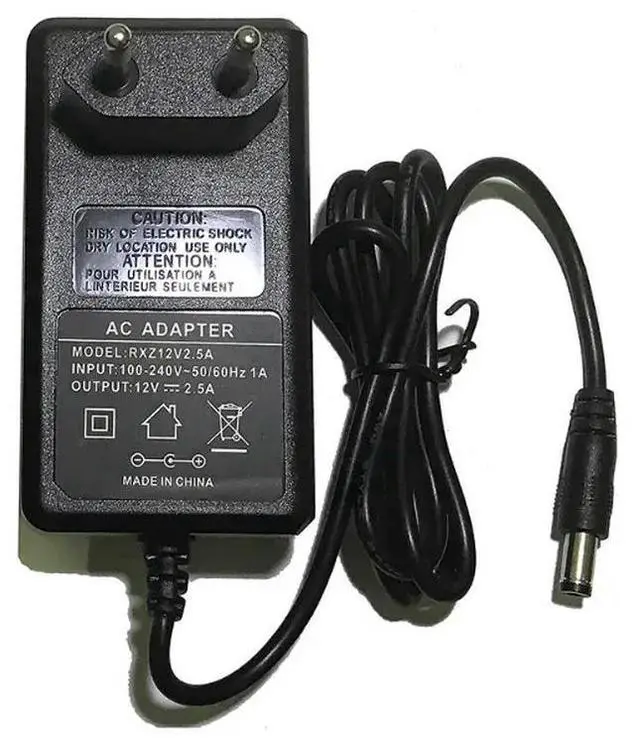 Alt view image 2 of 3 - EU AU UK US Plug Type 12V 2.5A 2A 1A 5.5mmx2.1mm 5V2A 3.5mmx1.35mm Power Supply AC 100 240V To DC Adapter For CCTV IP Camera