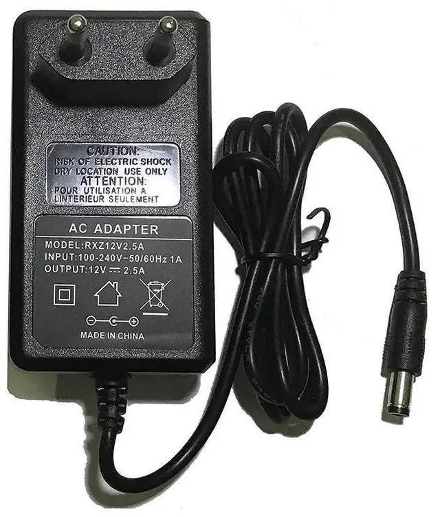 Main image of EU AU UK US Plug Type 12V 2.5A 2A 1A 5.5mmx2.1mm 5V2A 3.5mmx1.35mm Power Supply AC 100 240V To DC Adapter For CCTV IP Camera