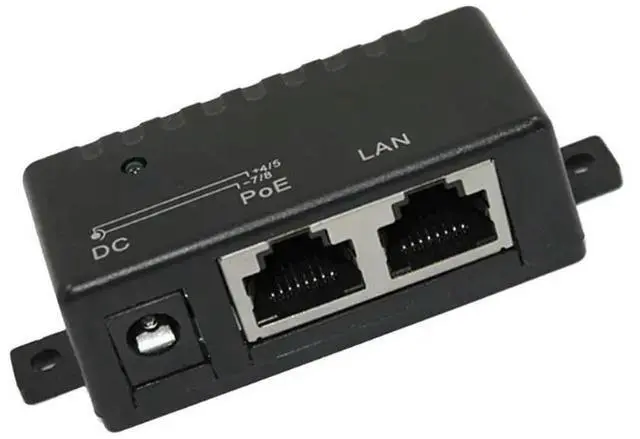 Alt view image 2 of 3 - 12V 24V 48V/1A POE Passive Injector Power Splitter for IP Camera POE Mount Power Adapter Module Accessories Power Supply