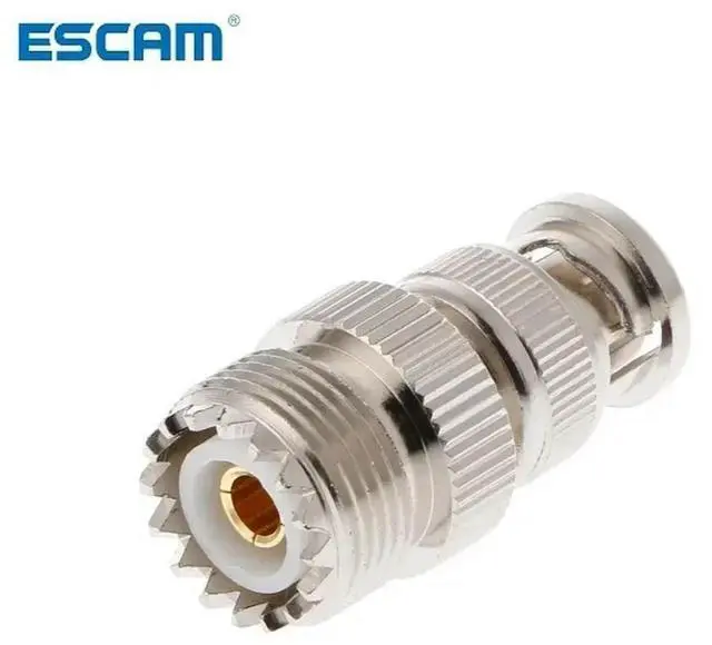 Main image of RF Coaxial Adapter Cable Connector, BNC Male Plug To UHF SO239 PL-259 Female Jack