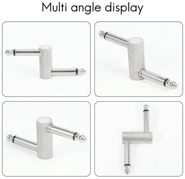 Main image of 6.35 Adapter Plug Pedal Coupler Sz Type Connector For Guitar Effect Pedal 1/4 Inch High-Grade Amplifier Adapter Rich