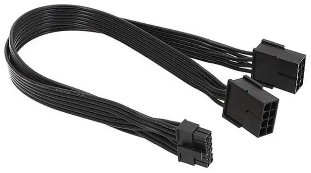 Main image of PCIe 5.0 12VHPWR 2x 8Pin (6+2P) to 12Pin Graphics Card Power Adapter Cable for ATX8PIN RTX3070 RTX3090 Power Supply