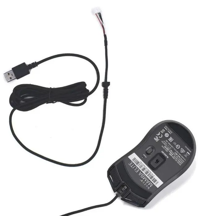 Alt view image 4 of 4 - Mouse USB Cable for Mamba Elite Mouse Replacement Accessories Durable Wear Resistant Nylon Line 2.2m